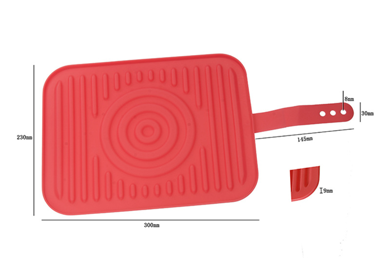 長方形硅膠隔熱防滑墊