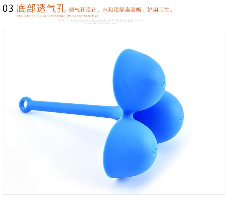 硅膠煮蛋器 雞蛋托3孔蒸蛋器