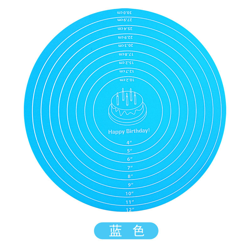 圓形硅膠揉面墊搟面墊